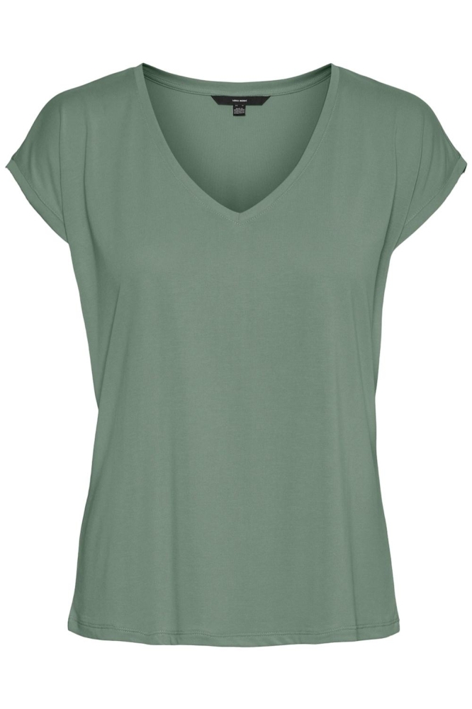 VMFILLI SS V-NECK TEE GA NOOS 10247666 Laurel Wreath